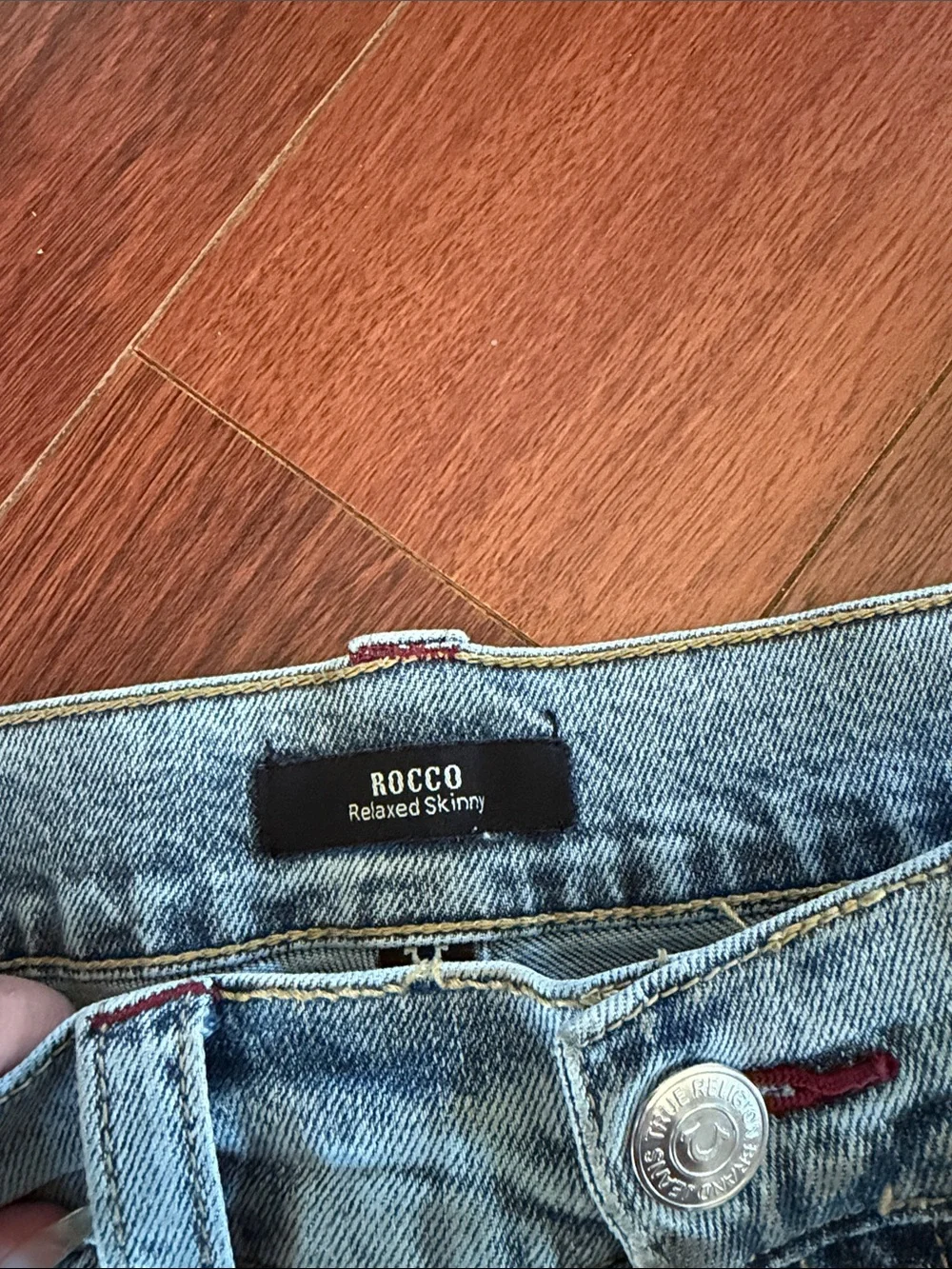 True Religion Light Blue Straight Leg Jeans